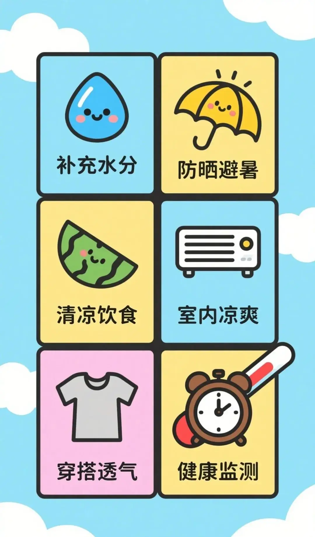 盛夏安全双预警:筑牢学生暑期防护防线 科学应对高温室内中暑风险