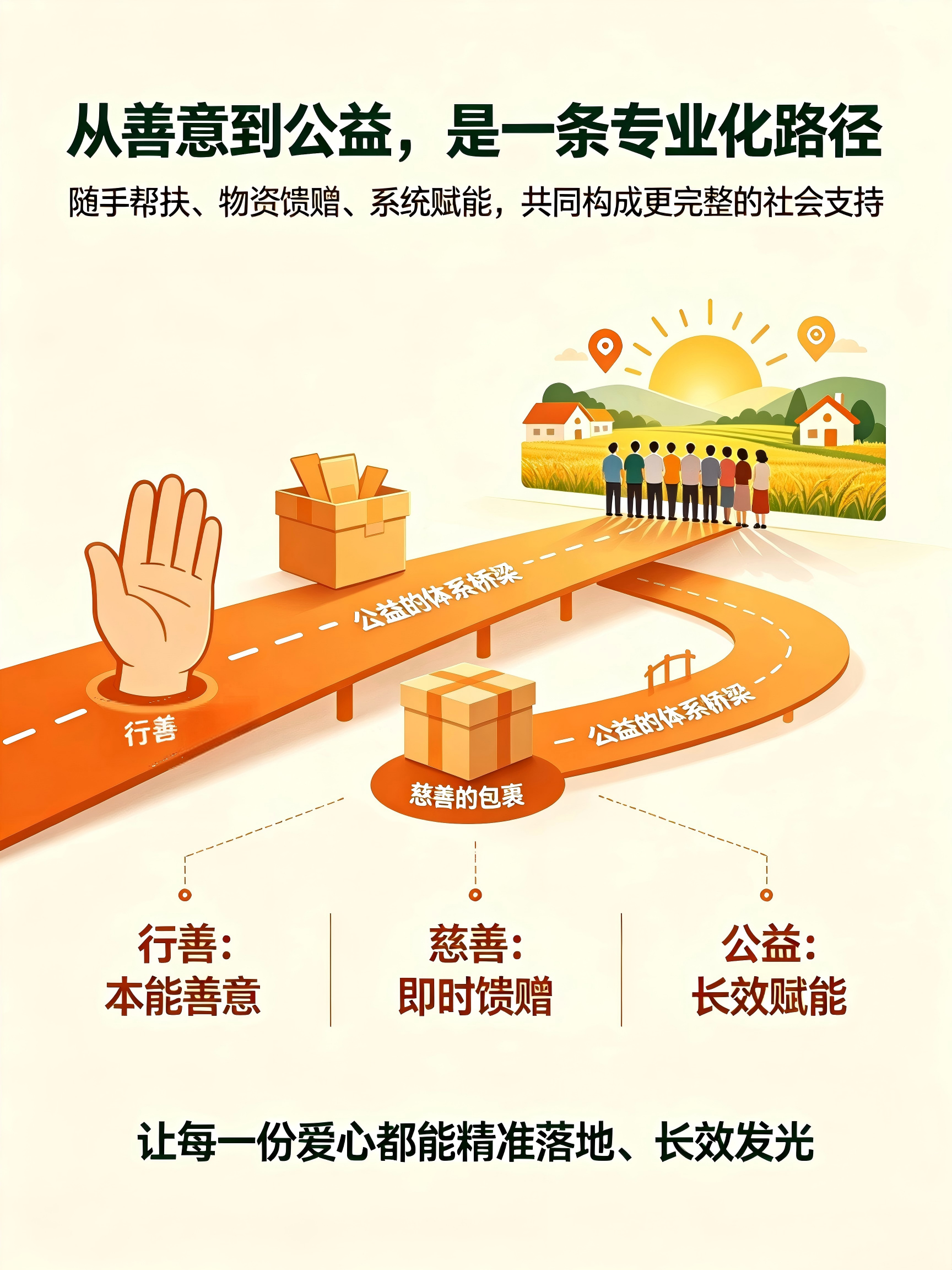 公益所指，非仅行善 |  一起厘清行善、慈善与公益 的专业边界