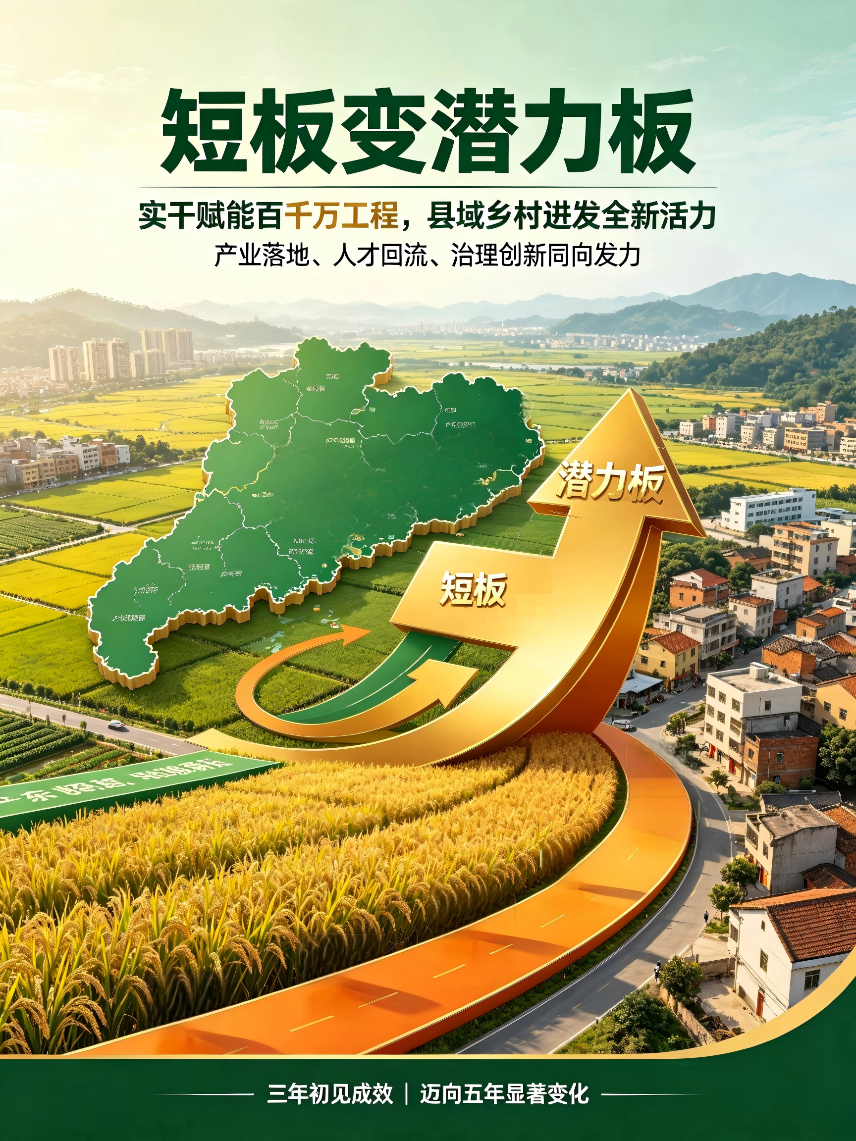 短板变潜力板:实干赋能百千万工程,县域乡村迸发全新活力